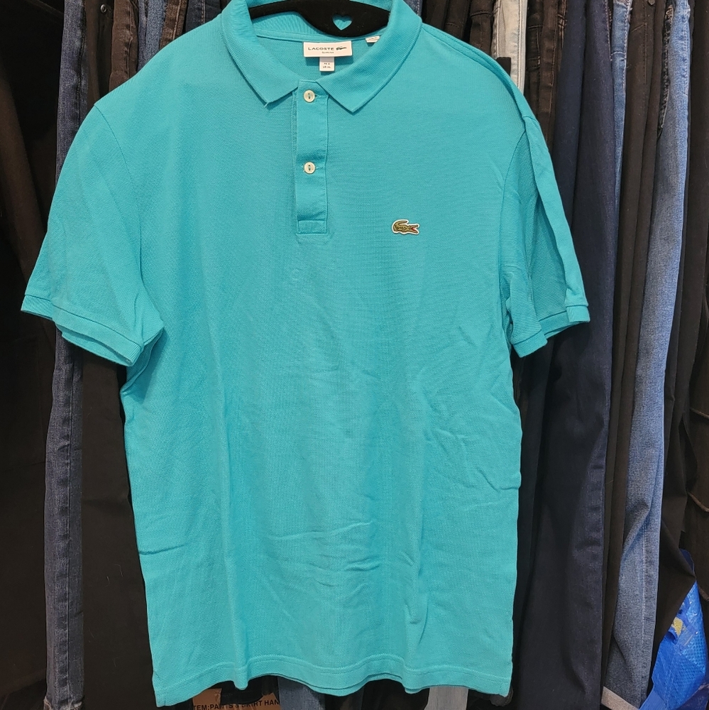 Lacoste Men's Original Cotton Pique Polo Size XLG Slim Fit